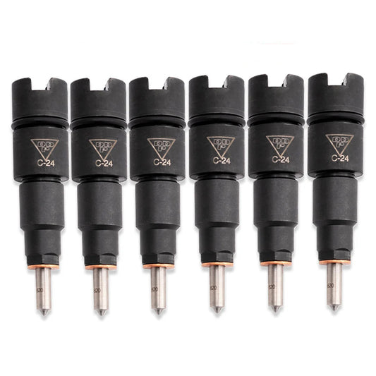 Dynomite Diesel DDPISB-100 100HP injector set for 1998.5-2002 Dodge Ram 2500 and 3500 5.9L 24-valve Cummins trucks