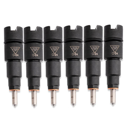 Dynomite Diesel DDPISB-125 125HP injector set for 1998.5-2002 Dodge Ram 2500 and 3500 5.9L 24-valve Cummins trucks