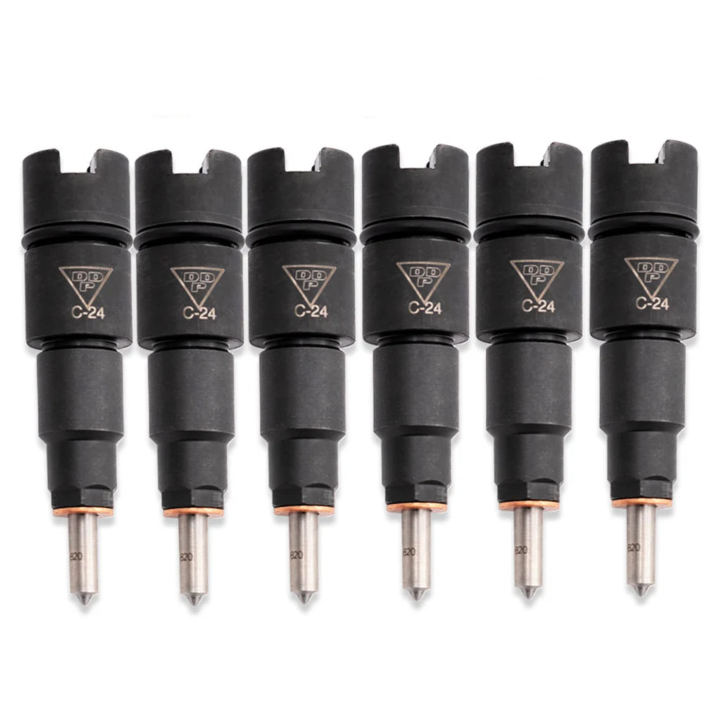 Dynomite Diesel DDPISB-150 150HP injector set for 1998.5-2002 Dodge Ram 2500 and 3500 5.9L 24-valve Cummins trucks