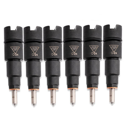 Dynomite Diesel DDPISB-200 200HP injector set for 1998.5-2002 Dodge Ram 2500 and 3500 5.9L 24-valve Cummins trucks