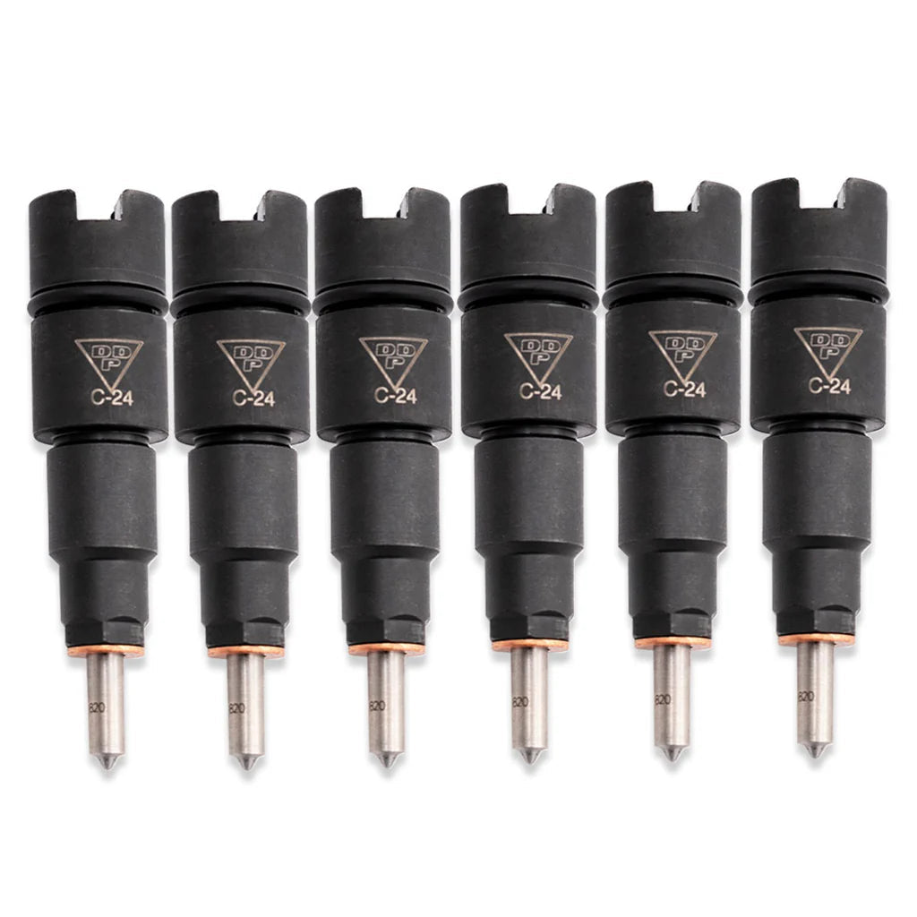 Dynomite Diesel DDPISB-50 50HP injector set for 1998.5-2002 Dodge Ram 2500 and 3500 5.9L 24-valve Cummins trucks