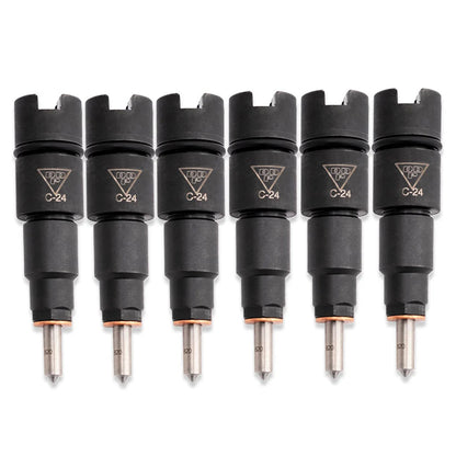 Dynomite Diesel DDPISB-50 50HP injector set for 1998.5-2002 Dodge Ram 2500 and 3500 5.9L 24-valve Cummins trucks