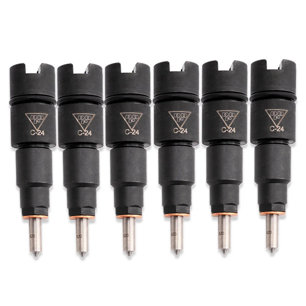 Dynomite Diesel DDPISB-ECO Economy Series injector set for 1998.5-2002 Dodge Ram 2500 and 3500 5.9L 24-valve Cummins trucks