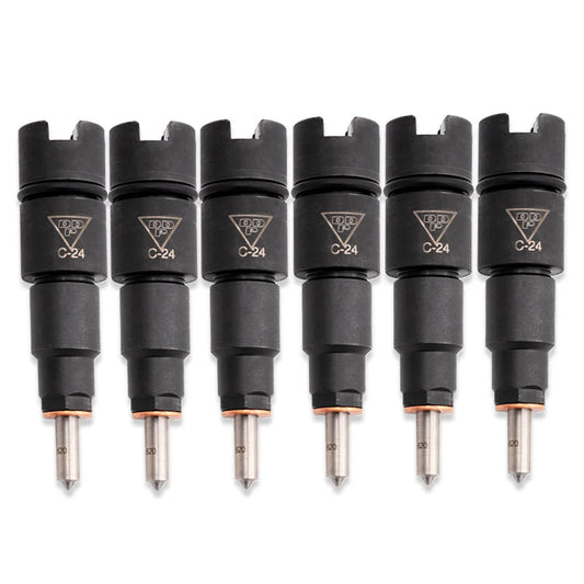 Dynomite Diesel DDPISB-ECO Economy Series injector set for 1998.5-2002 Dodge Ram 2500 and 3500 5.9L 24-valve Cummins trucks