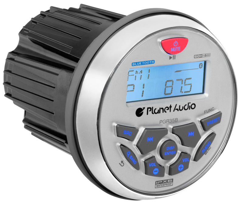 BOSS Audio Systems Planet Audio Marine Gauge Receiver Bluetooth - PGR35B