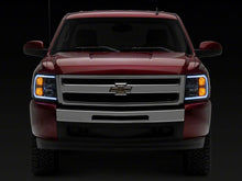 Load image into Gallery viewer, Raxiom 07-13 Chevrolet Silverado 1500 Axial Headlights w/ SEQL LED Bar- Blk Housing (Clear Lens)