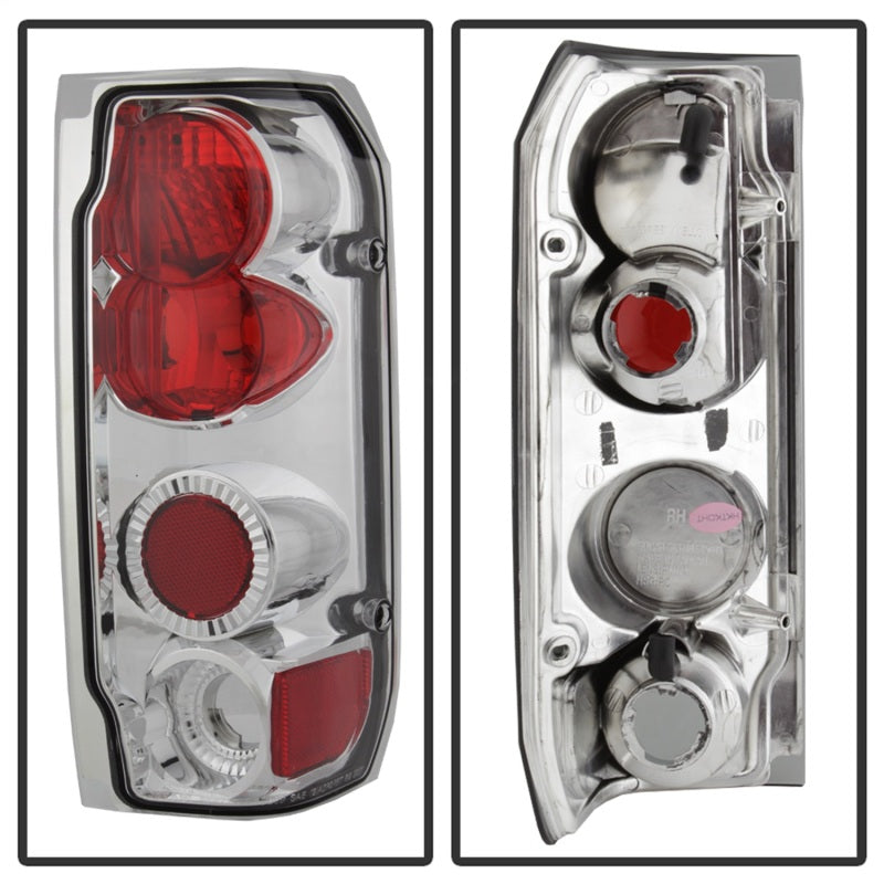 Spyder Ford F150 87-96/Ford Bronco 88-96 Euro Style Tail Lights Chrome ALT-YD-FF15089-C SPYDER