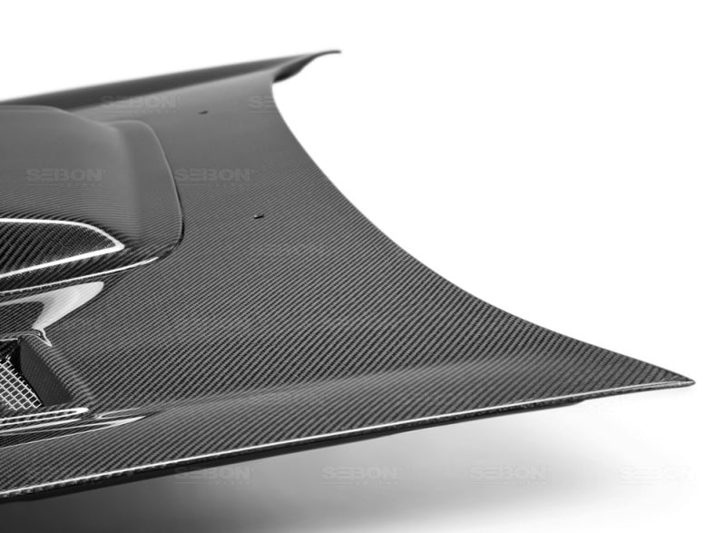 Seibon CWII-style carbon fiber hood for 2002-2003 Subaru Impreza/WRX - HD0203SBIMP-CWII