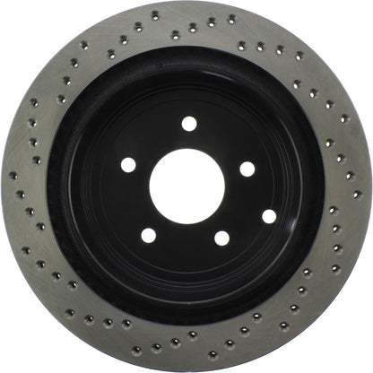 StopTech 03-12 Infiniti FX35 Drilled Sport Left Rear Cryo Rotor Stoptech