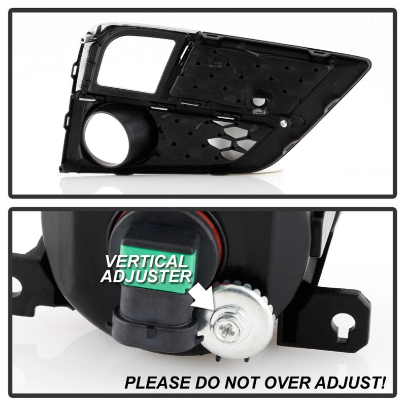 Spyder Honda Odyssey 2018-2020 OEM Fog Light W/OEM Style Switch - H8 (Included) - Clear SPYDER