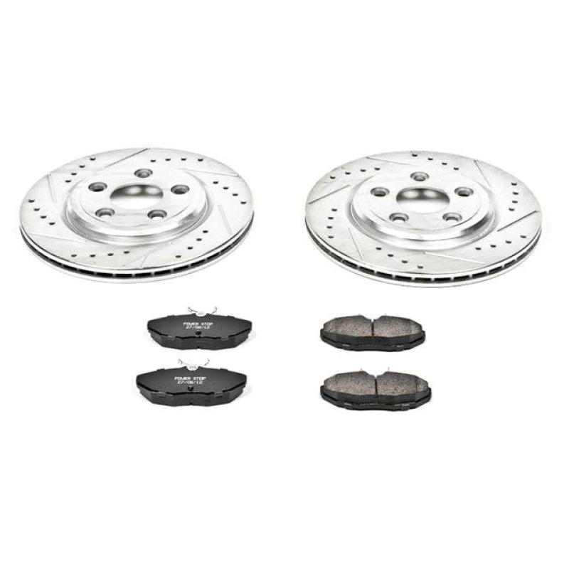 Power Stop 2005 Jaguar Vanden Plas Rear Z23 Evolution Sport Brake Kit PowerStop