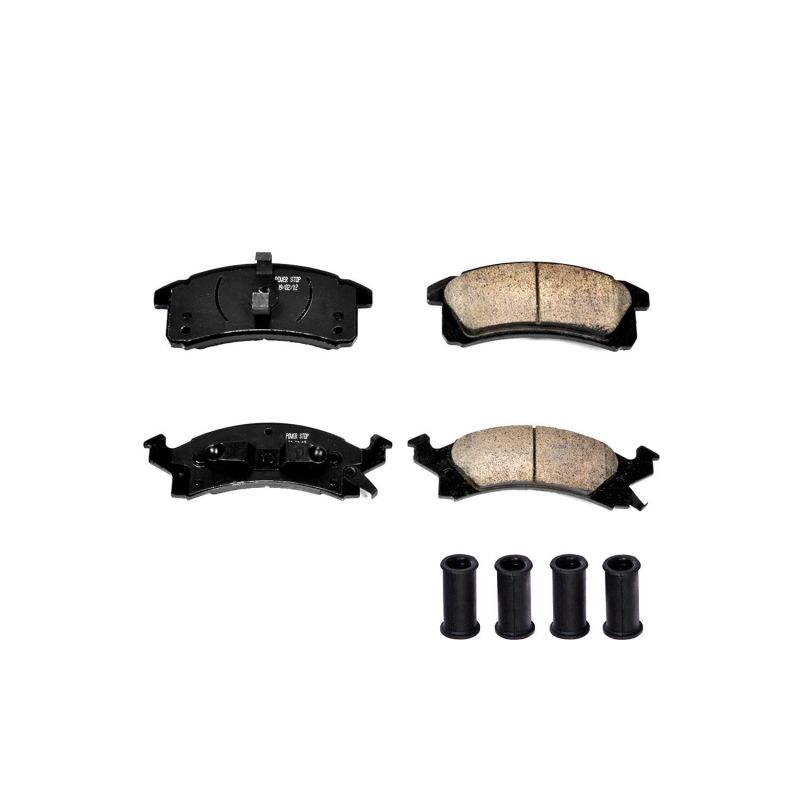 Power Stop 90-95 Buick Skylark Front Z17 Evolution Ceramic Brake Pads w/Hardware PowerStop