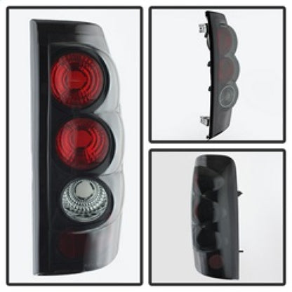 Spyder Chevy Silverado 1500 03-06 (Does Not Fit Stepside)Euro Tail Lights Blk Smke ALT-YD-CS03-BSM SPYDER