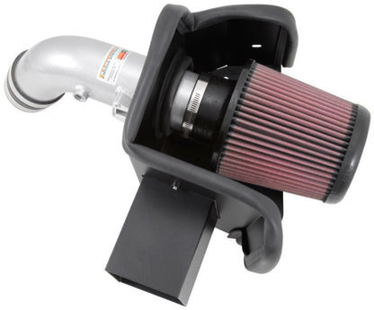 K&N 69 Series Typhoon Performance Intake Kit - Silver for 13-14 Nissan Altima 2.5L L4 K&N Engineering