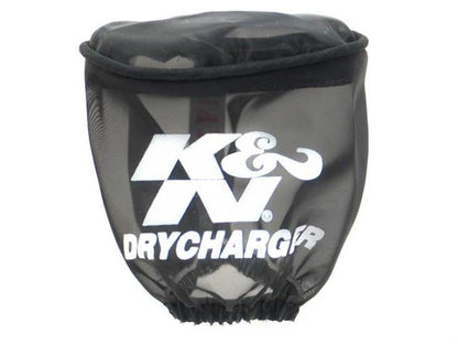 K&N Drycharger Air Filter Wrap - Oval Straight - Black