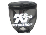 K&N DryCharger Air Filter Wrap - Oval Straight - Black