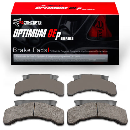 R1 Front & Rear OE Brake Pads 1979-2012 Beaver Motorcoach/Blue Bird Bus & More - 2551-0224-00