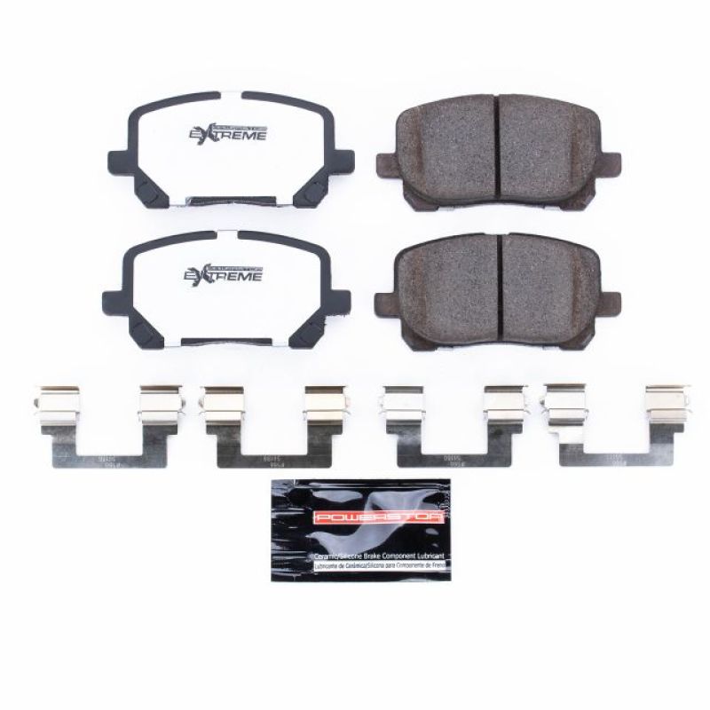 Power Stop 03-08 Pontiac Vibe Front Z26 Extreme Street Brake Pads w/Hardware PowerStop