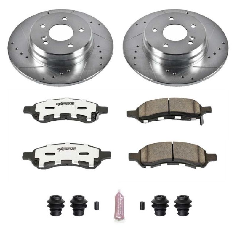 Power Stop 06-07 Buick Rainier Front Z26 Street Warrior Brake Kit PowerStop
