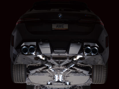 AWE BMW G90/G99 M5 Touring Edition Catback Exhaust - Chrome Silver Tips