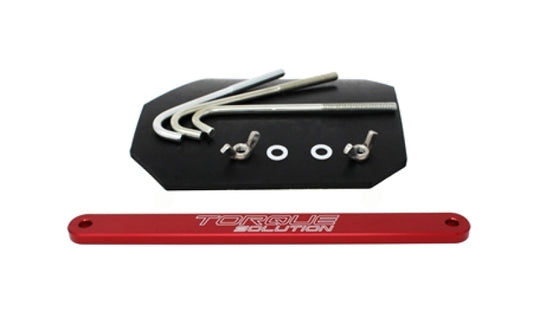 Torque Solution Small Battery Tie Down (Red) for 2002-2007 Subaru WRX/STi - TS-SU-613R
