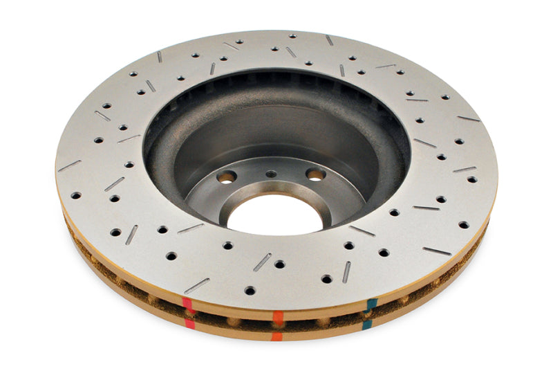 DBA 14-21 Volkswagen GTI (w/Perf Pkg 310mm Rear Disc) Rear 4000 Series Drilled & Slotted Rotor DBA