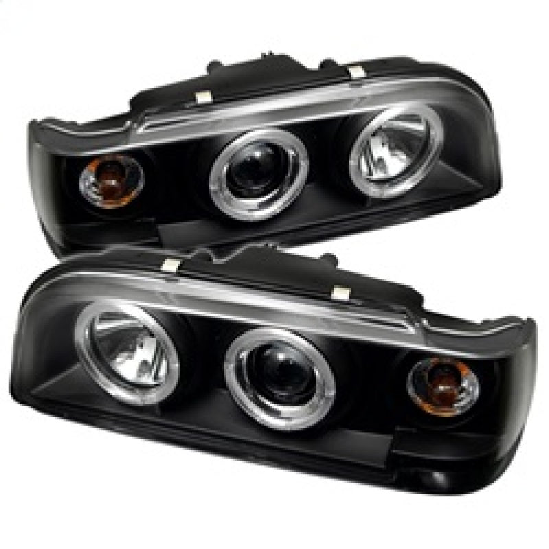 Spyder Volvo 850 93-97 Projector Headlights LED Halo Black High H1 Low H1 PRO-YD-VO85092-HL-BK SPYDER