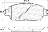 StopTech Premium Ceramic Brake Pads - 308.09061