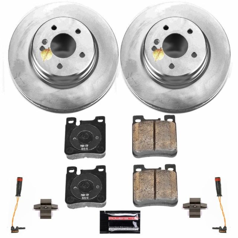 Power Stop 02-04 Mercedes-Benz C32 AMG Rear Z23 Evolution Sport Coated Brake Kit PowerStop