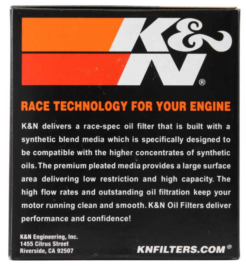 K&N Kawasaki 3.156in OD x 3.25in H Oil Filter K&N Engineering