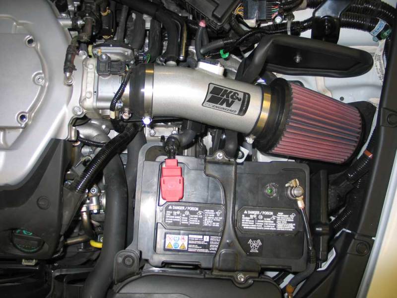 K&N 08 Honda Accord 3.5L-V6 Silver Typhoon Short Ram Intake K&N Engineering