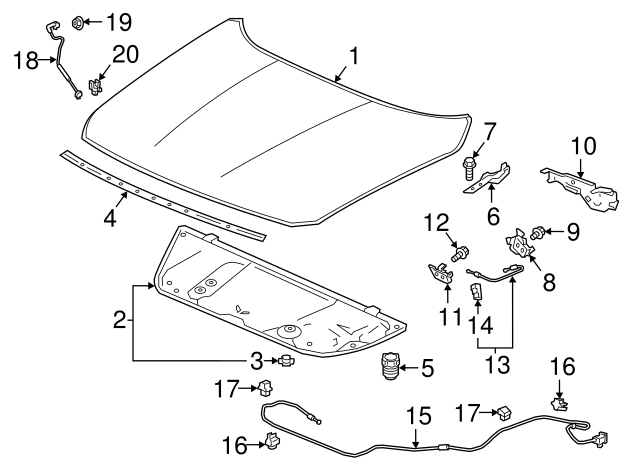 Genuine OEM Honda Clip Insulator (91501-SWA-003) X1