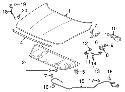 Genuine OEM Honda Clip Insulator (91501-SWA-003) X1