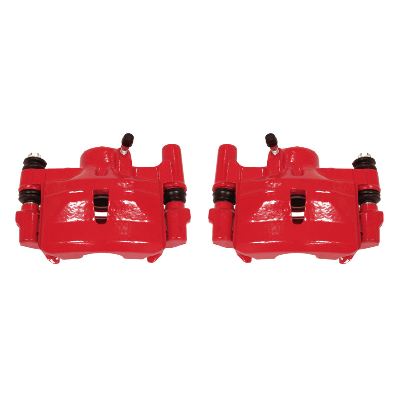 Power Stop 90-91 Lexus ES250 Rear Red Calipers w/Brackets - Pair PowerStop
