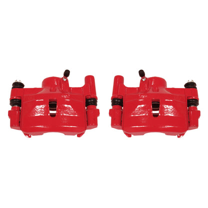 Power Stop 90-91 Lexus ES250 Rear Red Calipers w/Brackets - Pair PowerStop
