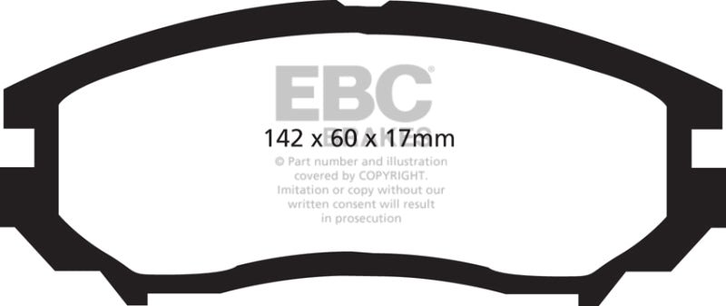 EBC YellowStuff Front Brake Pads - DP41755R EBC