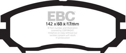 EBC YellowStuff Front Brake Pads - DP41755R EBC