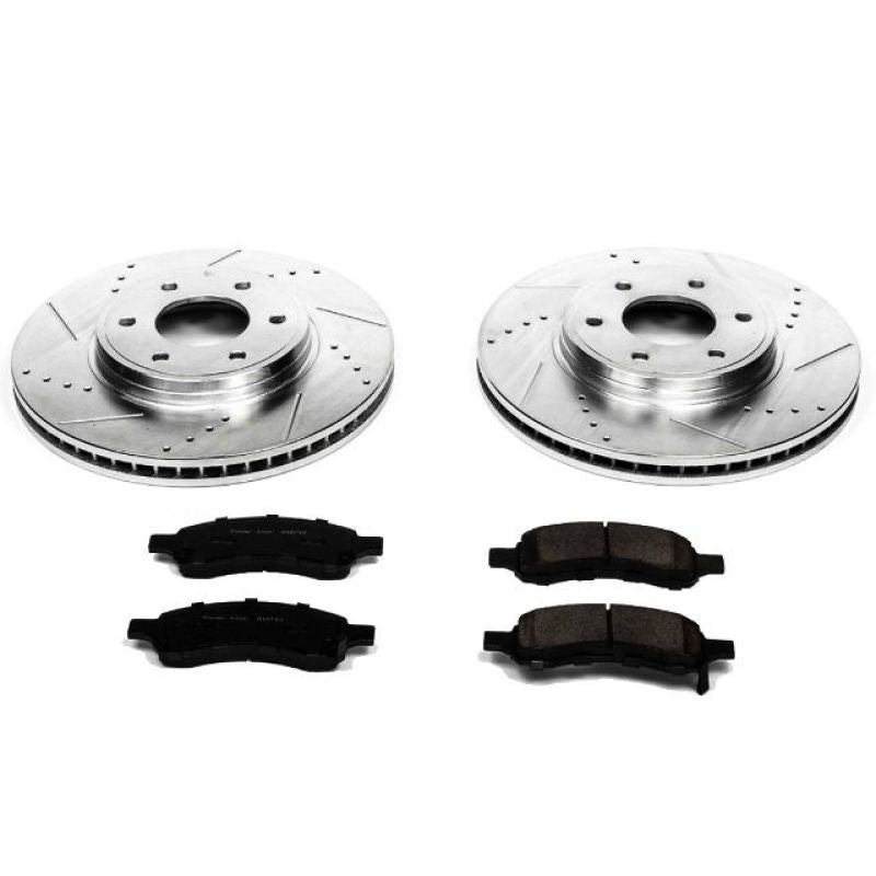 Power Stop 06-09 Chevrolet Trailblazer Front Z23 Evolution Sport Brake Kit PowerStop