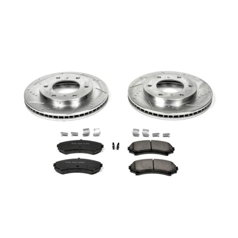 Power Stop 01-06 Mitsubishi Montero Front Z23 Evolution Sport Brake Kit PowerStop