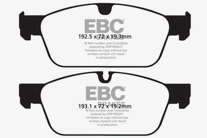 EBC Ultimax2 Front Brake Pads - UD1636 EBC