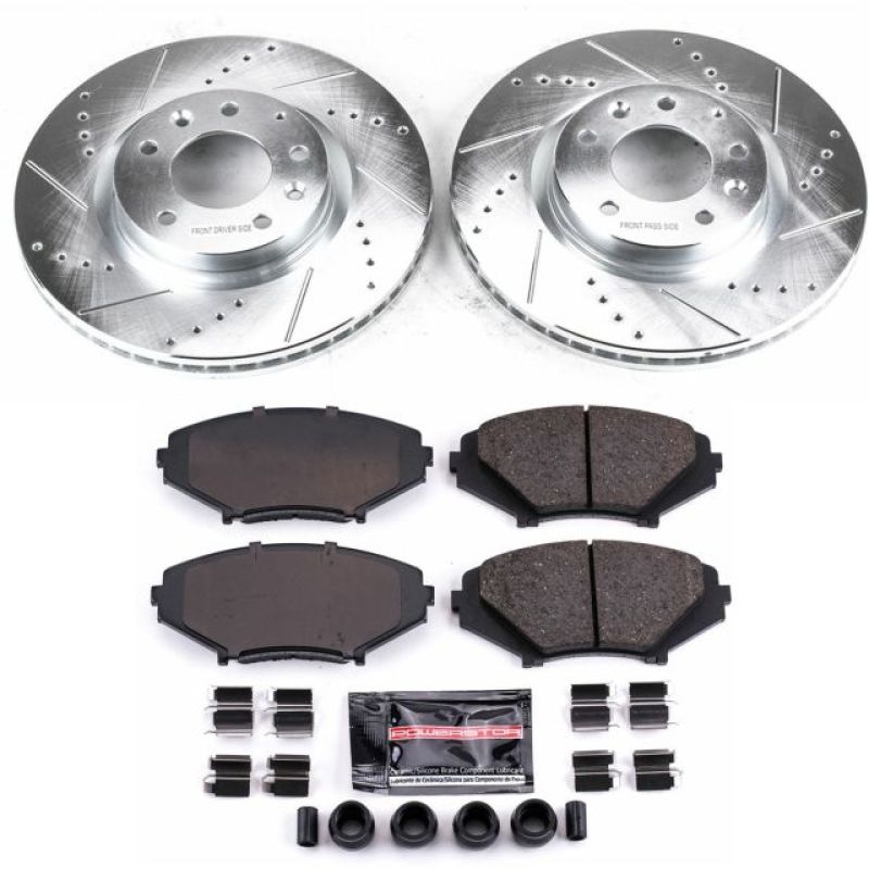 Power Stop 04-08 Mazda RX-8 Front Z23 Evolution Sport Brake Kit PowerStop