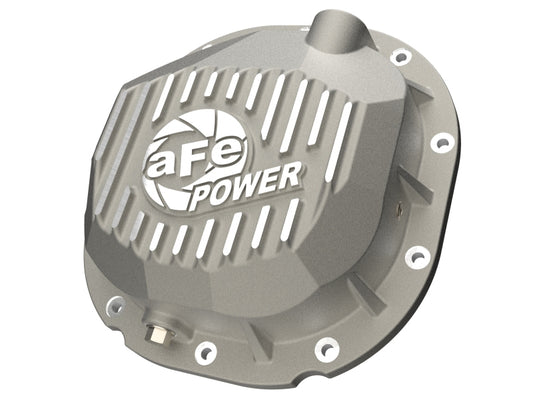 aFe Street Series Rear Differential Cover Raw w/ Machined Fins - 46-71410A