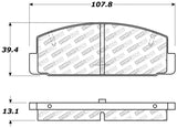 StopTech Street Disc Brake Pads - 305.03320