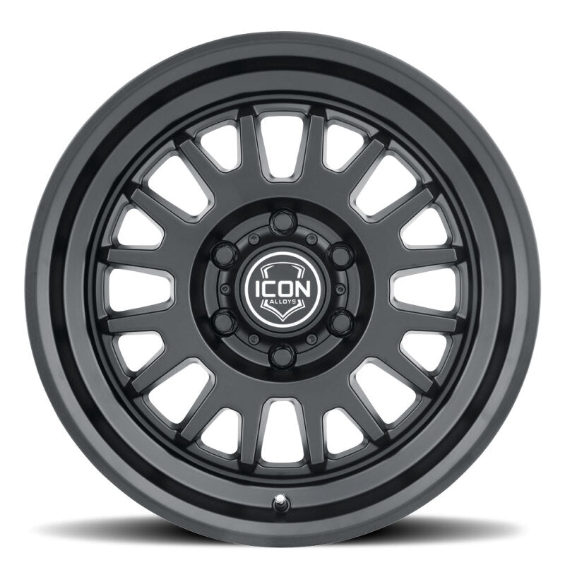 ICON Alloys Anza 17x8.5 5x150 +25mm 5.75" Backspacing Satin Black Wheel - 8217855557SB