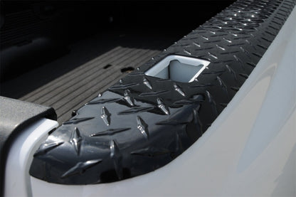 Dee Zee Black-Tread Aluminum Wrap-Around Bed Caps with Stake-Pocket Openings for 2007-2013 Chevrolet Silverado, part DZ 11987B