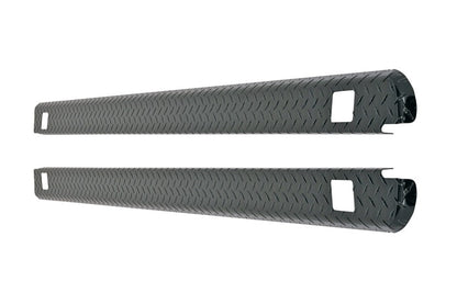 Dee Zee Black-Tread Aluminum Wrap-Around Bed Caps with Stake-Pocket Openings for 2007-2013 Chevrolet Silverado, part DZ 11987B