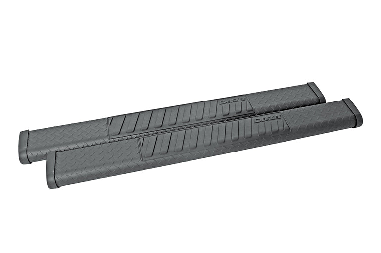 Dee Zee 6-Inch Oval Black-Tread Aluminum Nerf Bars, part DZ 16411