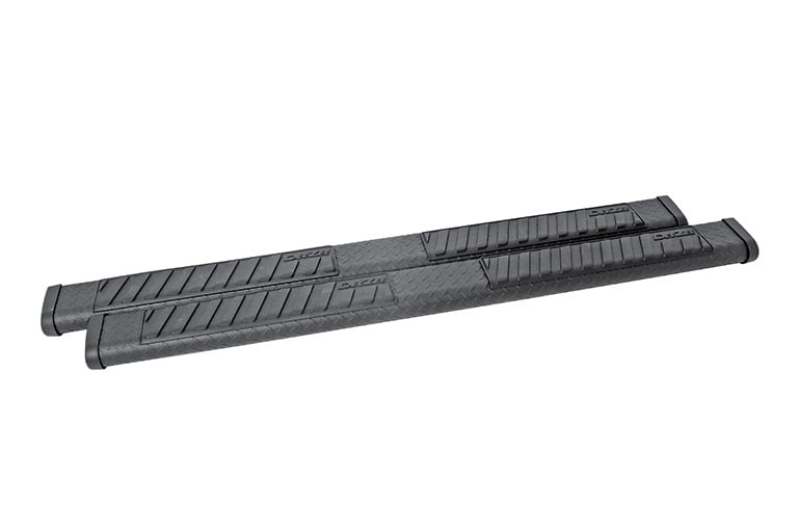 Dee Zee 6-Inch Oval Black-Tread Aluminum Nerf Bars, part DZ 16421