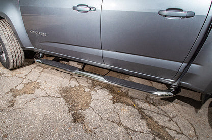 Dee Zee 4-Inch Oval Polished Stainless Steel Nerf Bars for 2019-2022 Chevrolet Silverado / GMC Sierra, part DZ 373537