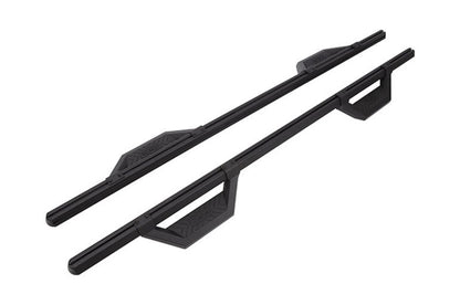 Dee Zee Hex Series Textured Black Aluminum Side Steps for 1999-2023 Chevrolet, GMC, Dodge and Ford full-size trucks, part DZ 66311CTB